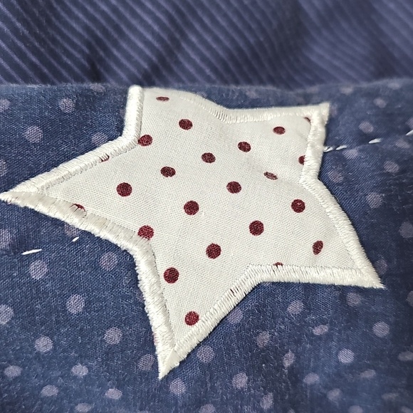 Patriotic Quilted Pillow Sham King Size - Picture 3 of 8